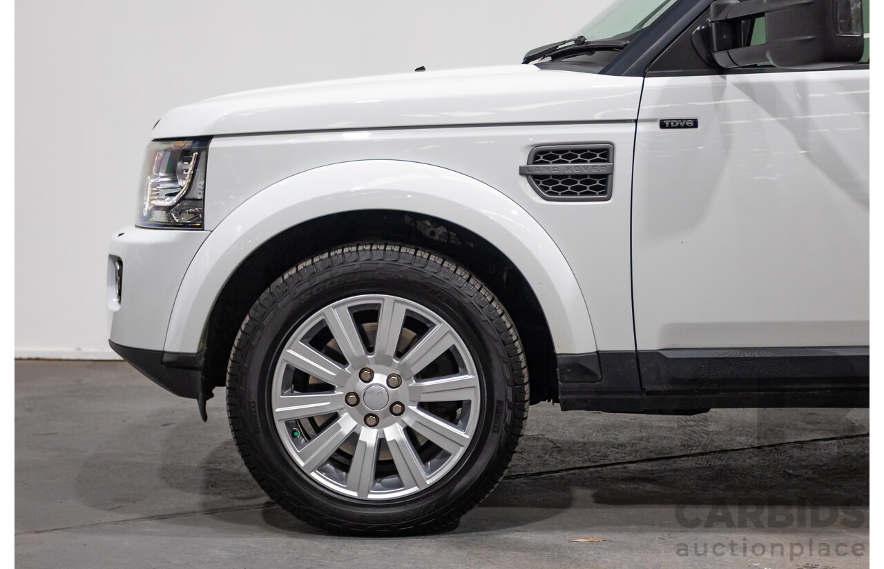 06/2015 Land Rover Discovery 4 3.0 TDV6 (4x4) MY15 4D Wagon Fuji White Turbo Diesel 3.0L - 7 Seats