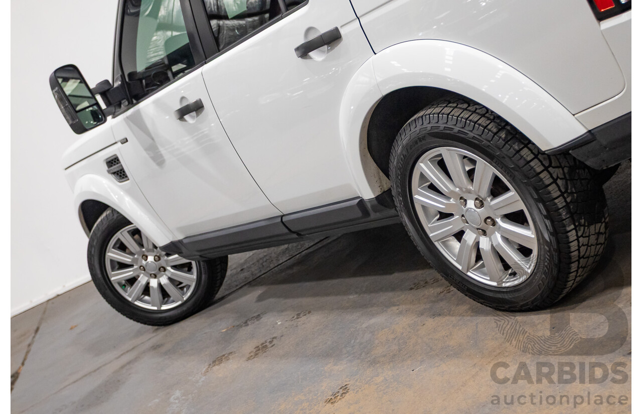 06/2015 Land Rover Discovery 4 3.0 TDV6 (4x4) MY15 4D Wagon Fuji White Turbo Diesel 3.0L - 7 Seats
