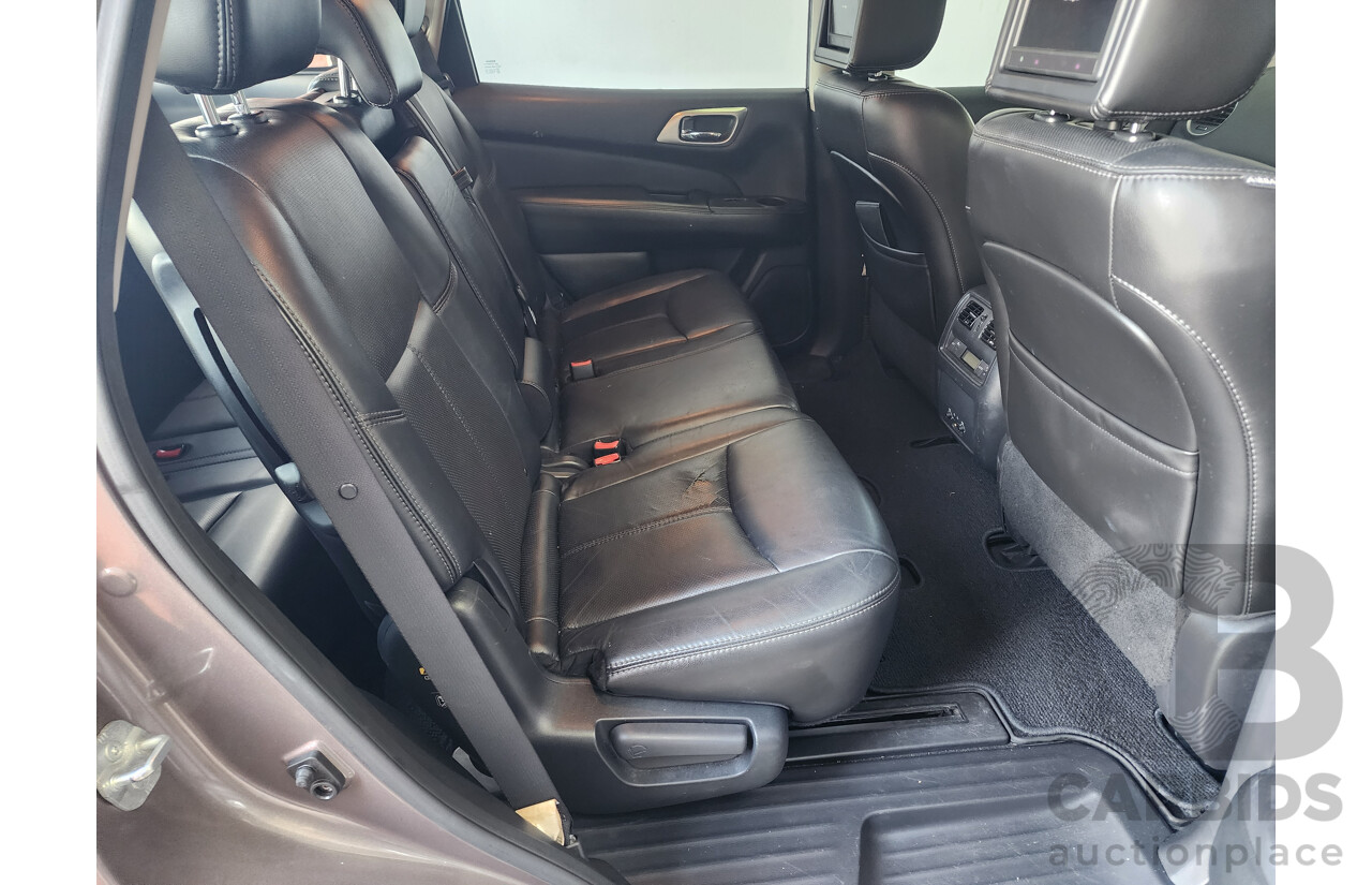 12/2014 Nissan Pathfinder Ti (4x4) R52 4d Wagon Brown 3.5L