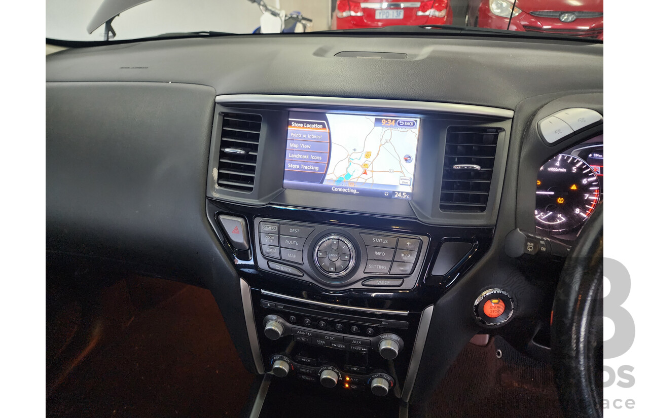 12/2014 Nissan Pathfinder Ti (4x4) R52 4d Wagon Brown 3.5L