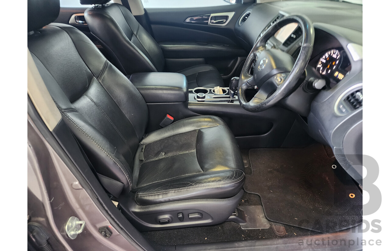 12/2014 Nissan Pathfinder Ti (4x4) R52 4d Wagon Brown 3.5L