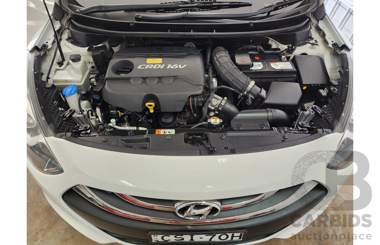 4/2014 Hyundai i30 Tourer Active 1.6 CRDi GD 4d Wagon White 1.6L