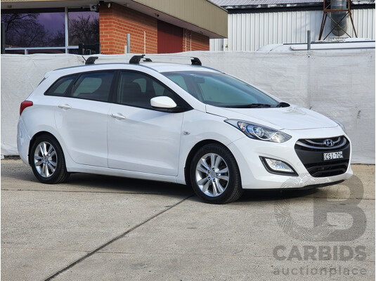 4/2014 Hyundai i30 Tourer Active 1.6 CRDi GD 4d Wagon White 1.6L