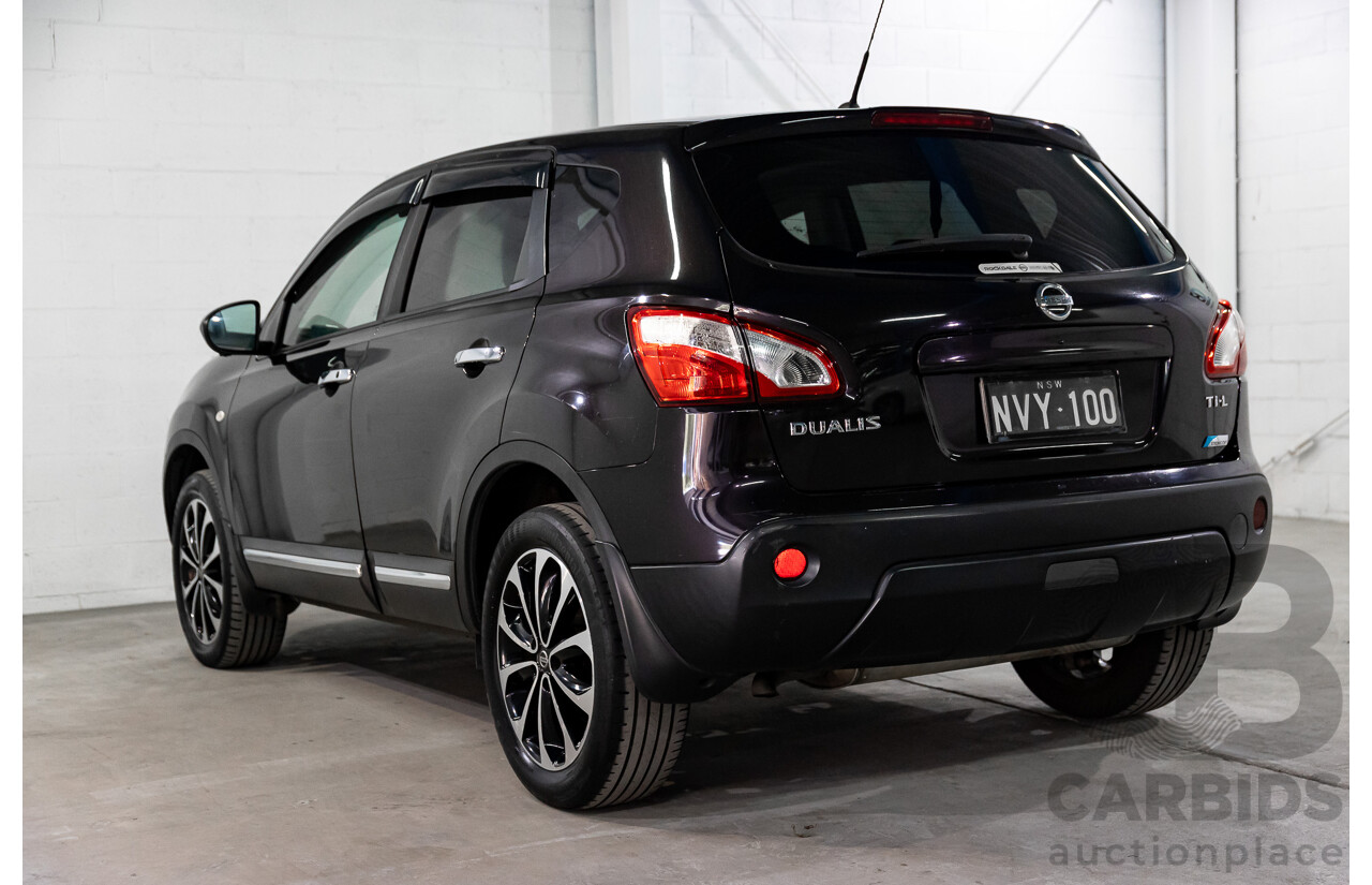7/2012 Nissan Dualis Ti-L (4x2) J10 Series III 4d Wagon Nightshade Metallic 2.0L