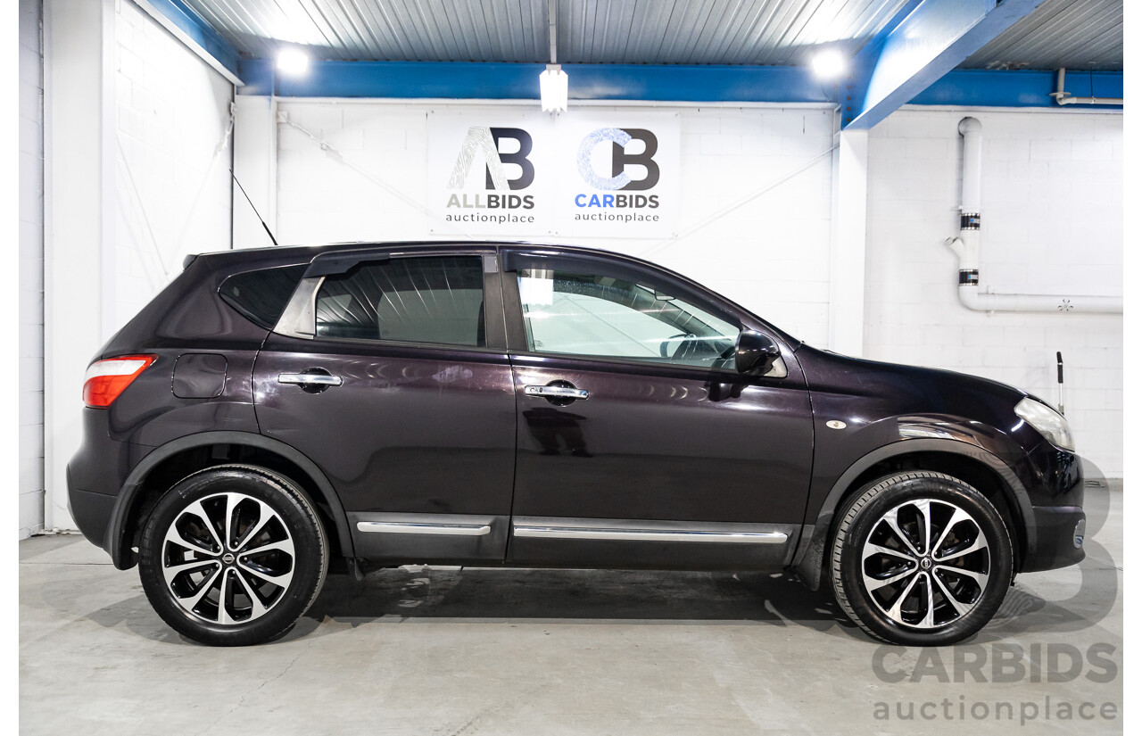 7/2012 Nissan Dualis Ti-L (4x2) J10 Series III 4d Wagon Nightshade Metallic 2.0L