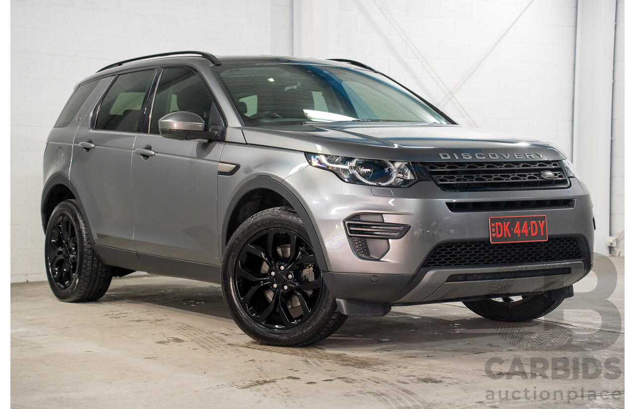 06/2017 Land Rover Discovery Sport TD4 150 SE (AWD) LC MY17 4d Wagon Ammonite Grey Metallic Turbo Diesel 2.0L - 7 Seater