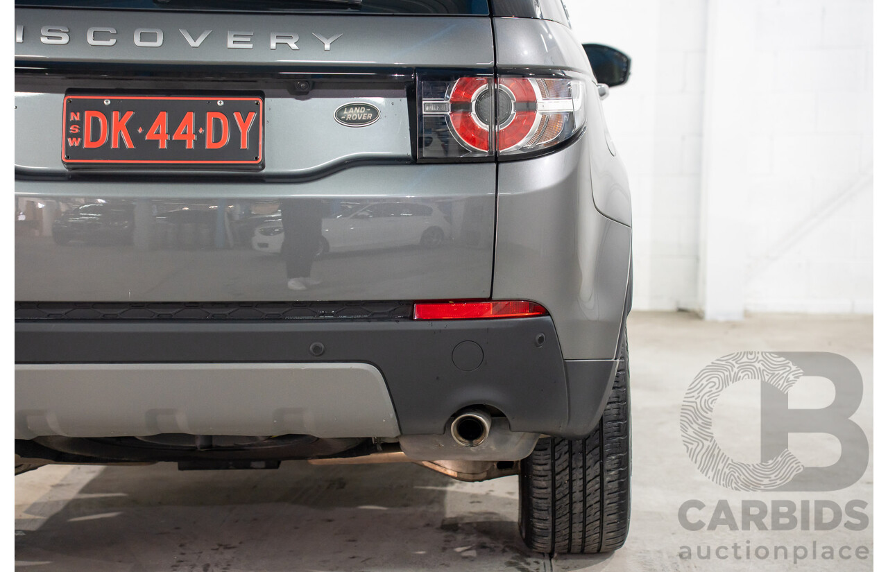 06/2017 Land Rover Discovery Sport TD4 150 SE (AWD) LC MY17 4d Wagon Ammonite Grey Metallic Turbo Diesel 2.0L - 7 Seater
