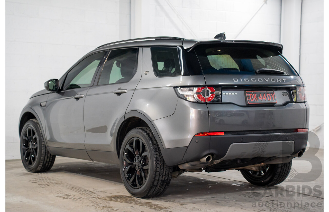 06/2017 Land Rover Discovery Sport TD4 150 SE (AWD) LC MY17 4d Wagon Ammonite Grey Metallic Turbo Diesel 2.0L - 7 Seater