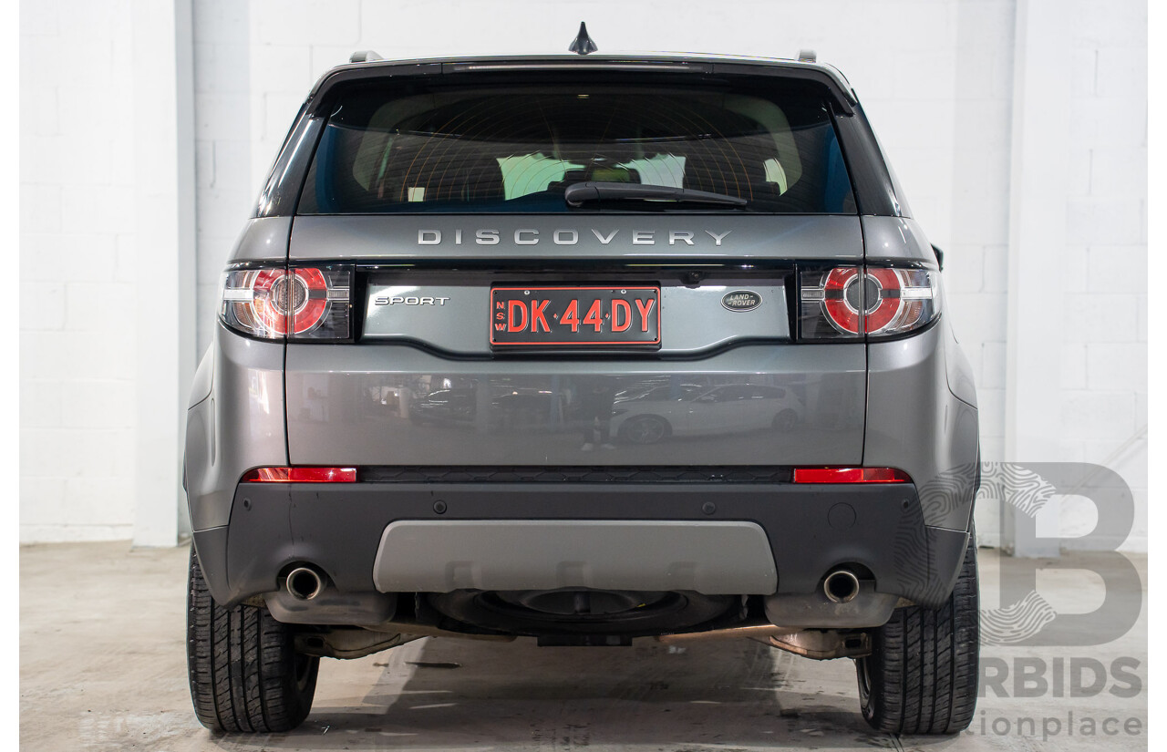 06/2017 Land Rover Discovery Sport TD4 150 SE (AWD) LC MY17 4d Wagon Ammonite Grey Metallic Turbo Diesel 2.0L - 7 Seater