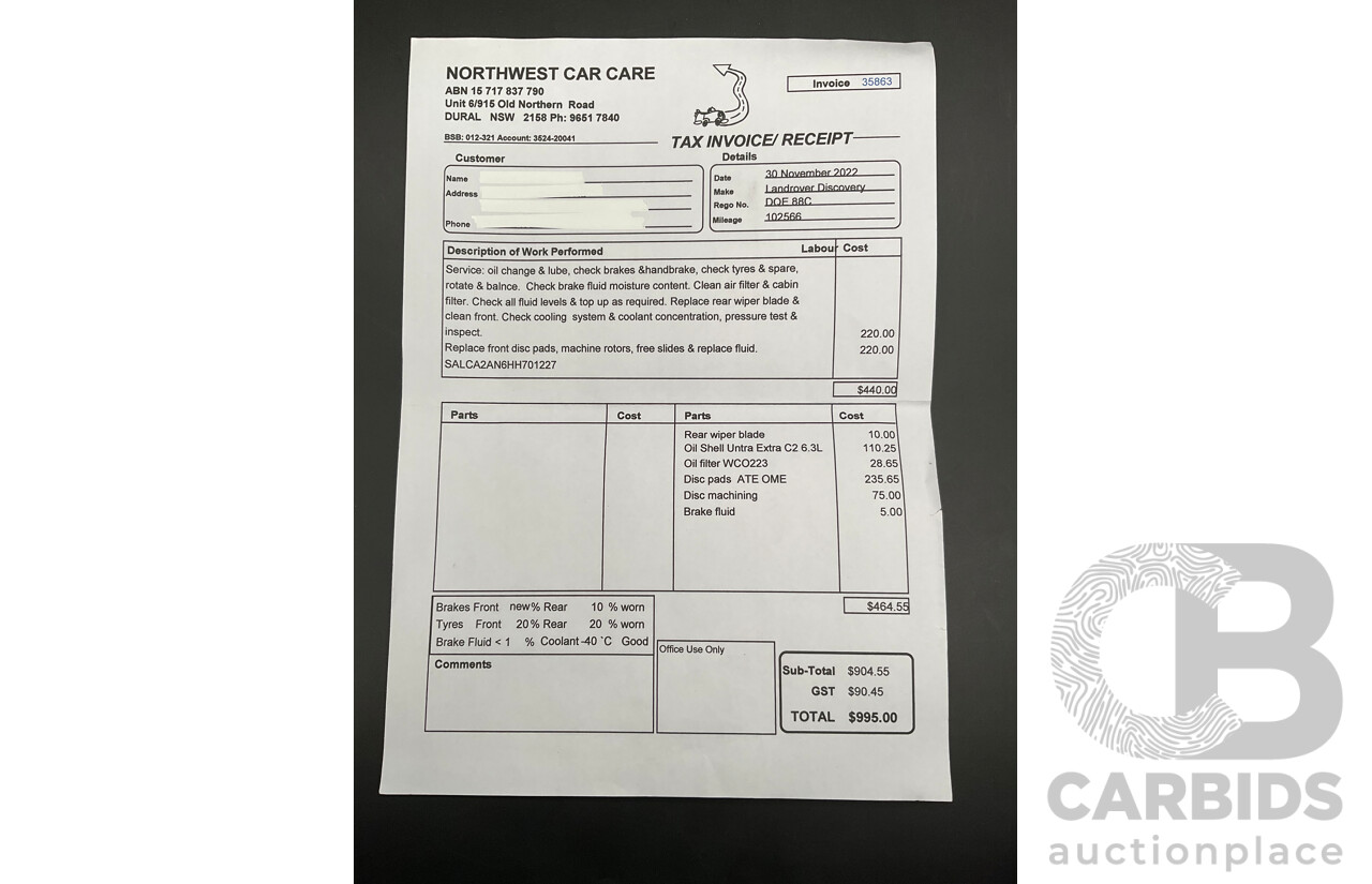 06/2017 Land Rover Discovery Sport TD4 150 SE (AWD) LC MY17 4d Wagon Ammonite Grey Metallic Turbo Diesel 2.0L - 7 Seater