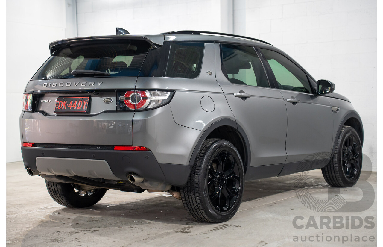 06/2017 Land Rover Discovery Sport TD4 150 SE (AWD) LC MY17 4d Wagon Ammonite Grey Metallic Turbo Diesel 2.0L - 7 Seater