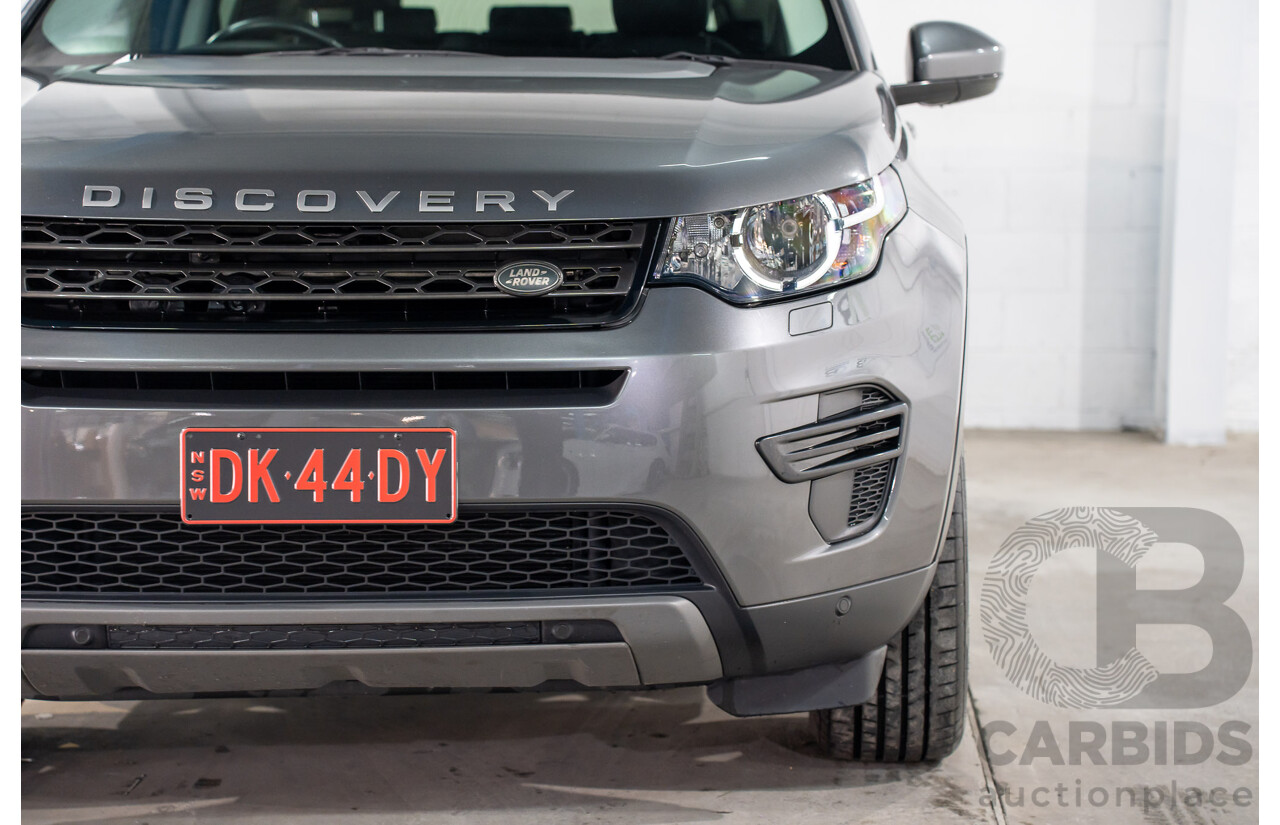 06/2017 Land Rover Discovery Sport TD4 150 SE (AWD) LC MY17 4d Wagon Ammonite Grey Metallic Turbo Diesel 2.0L - 7 Seater