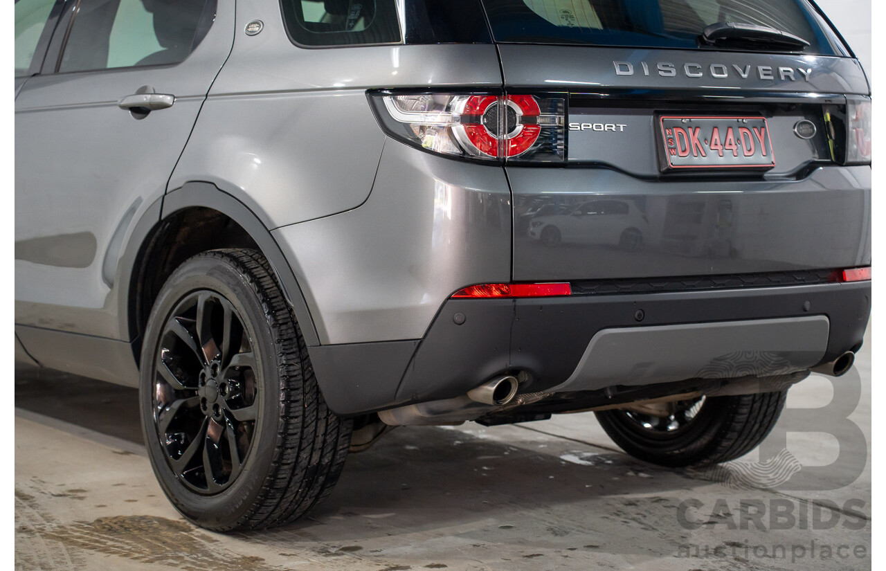 06/2017 Land Rover Discovery Sport TD4 150 SE (AWD) LC MY17 4d Wagon Ammonite Grey Metallic Turbo Diesel 2.0L - 7 Seater