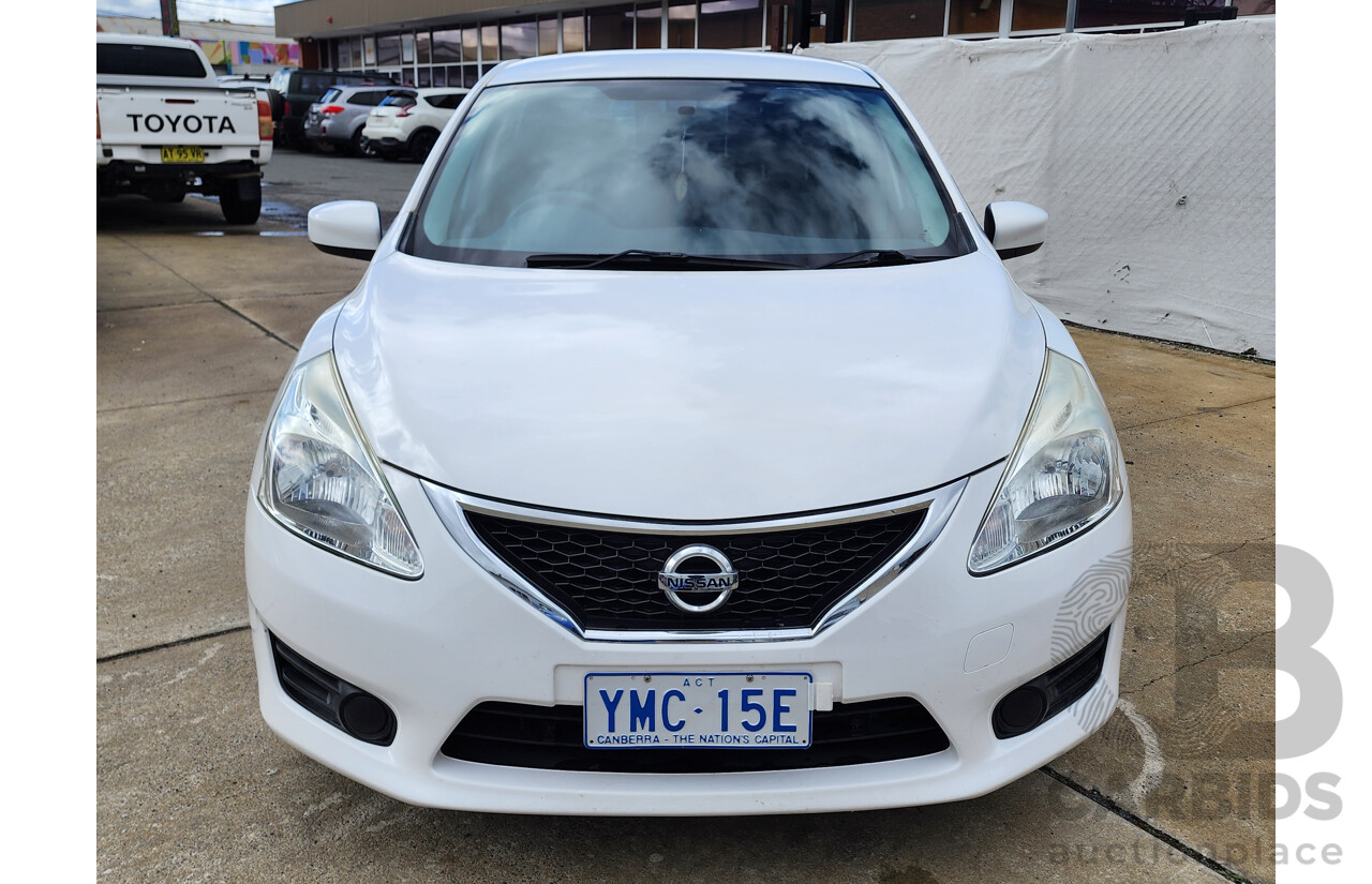 6/2013 Nissan Pulsar ST C12 5d Hatchback White 1.8L