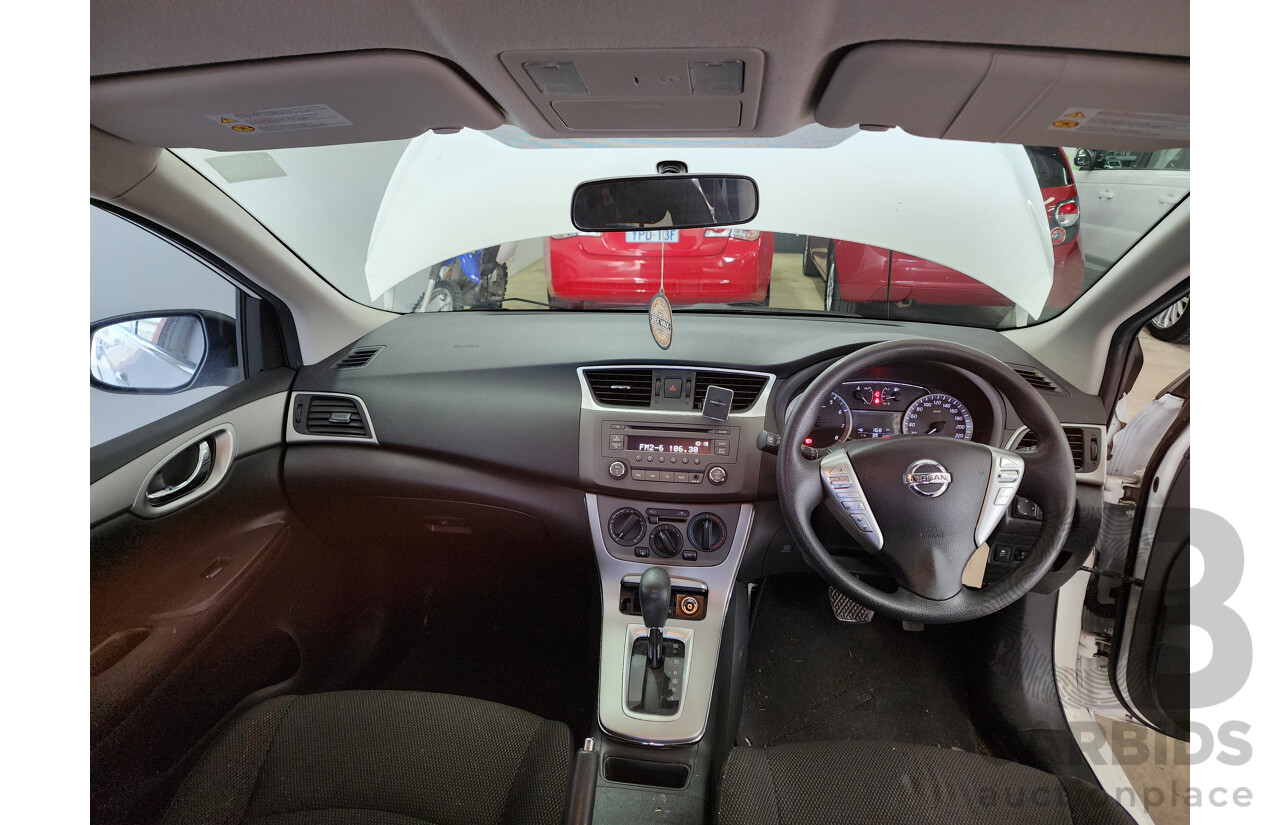 6/2013 Nissan Pulsar ST C12 5d Hatchback White 1.8L