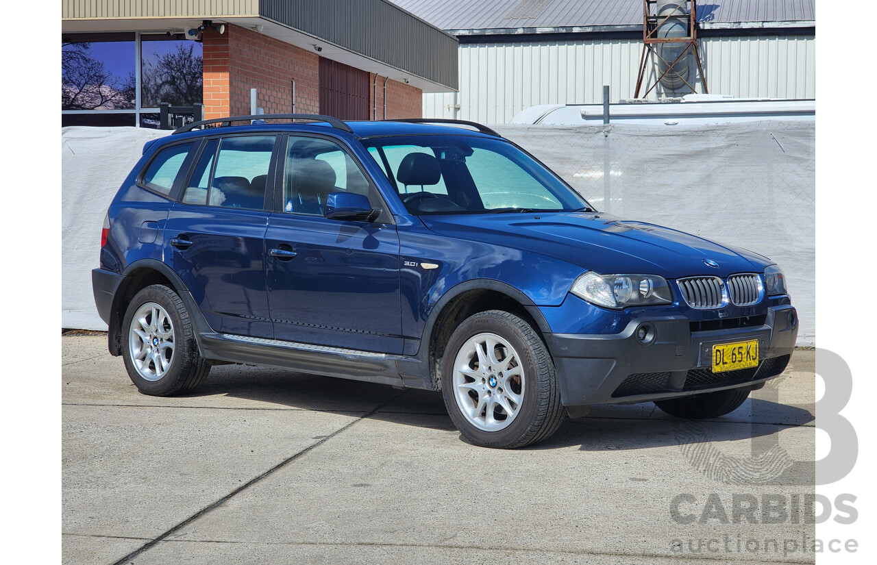 10/2005 Bmw X3 3.0i E83 4d Wagon Blue 3.0L