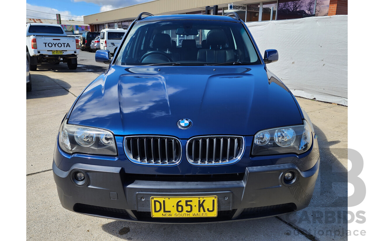 10/2005 Bmw X3 3.0i E83 4d Wagon Blue 3.0L
