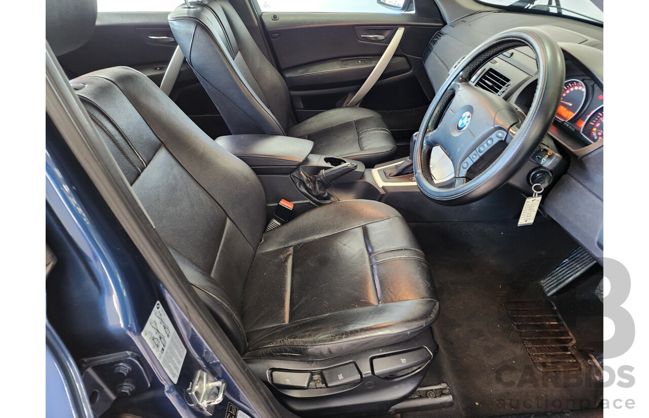 10/2005 Bmw X3 3.0i E83 4d Wagon Blue 3.0L