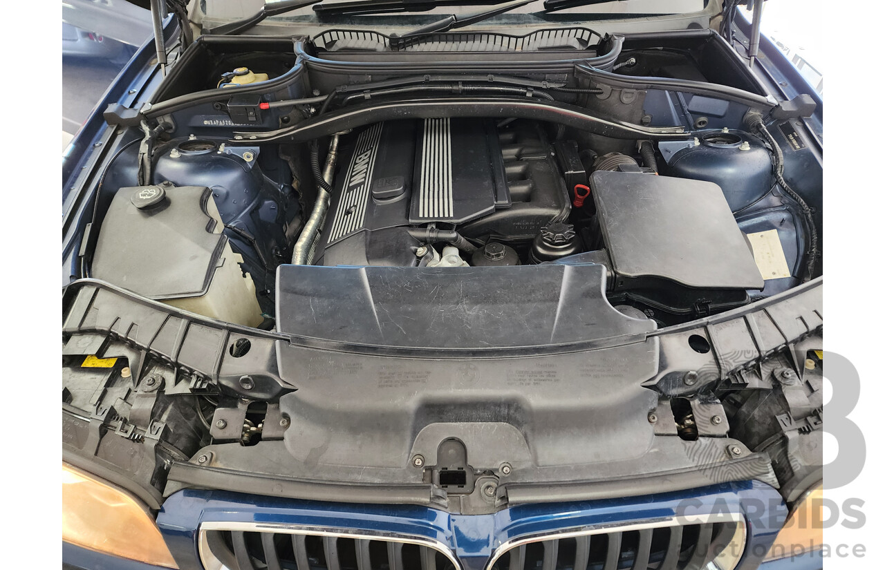 10/2005 Bmw X3 3.0i E83 4d Wagon Blue 3.0L