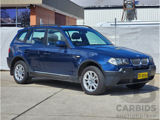 10/2005 Bmw X3 3.0i E83 4d Wagon Blue 3.0L