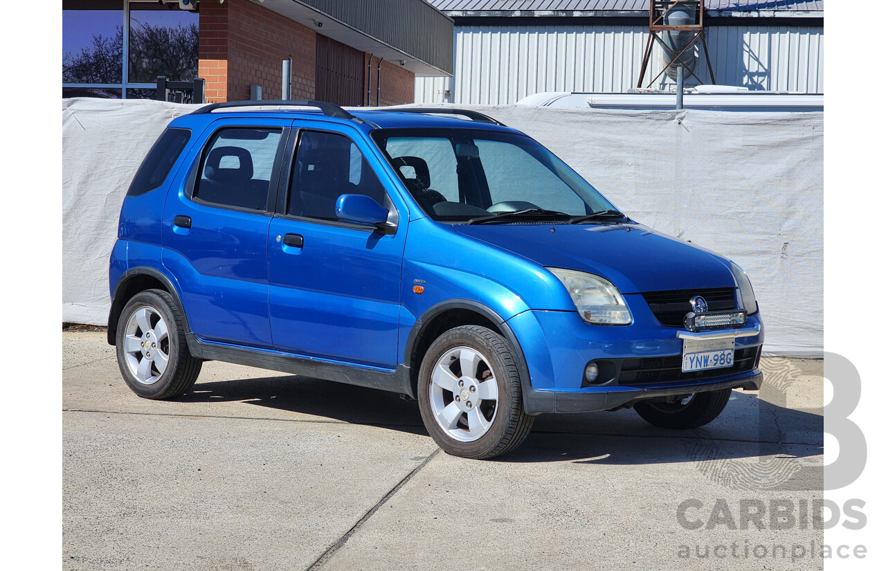 6/2003 Holden Cruze  YG 4d Wagon Blue 1.5L