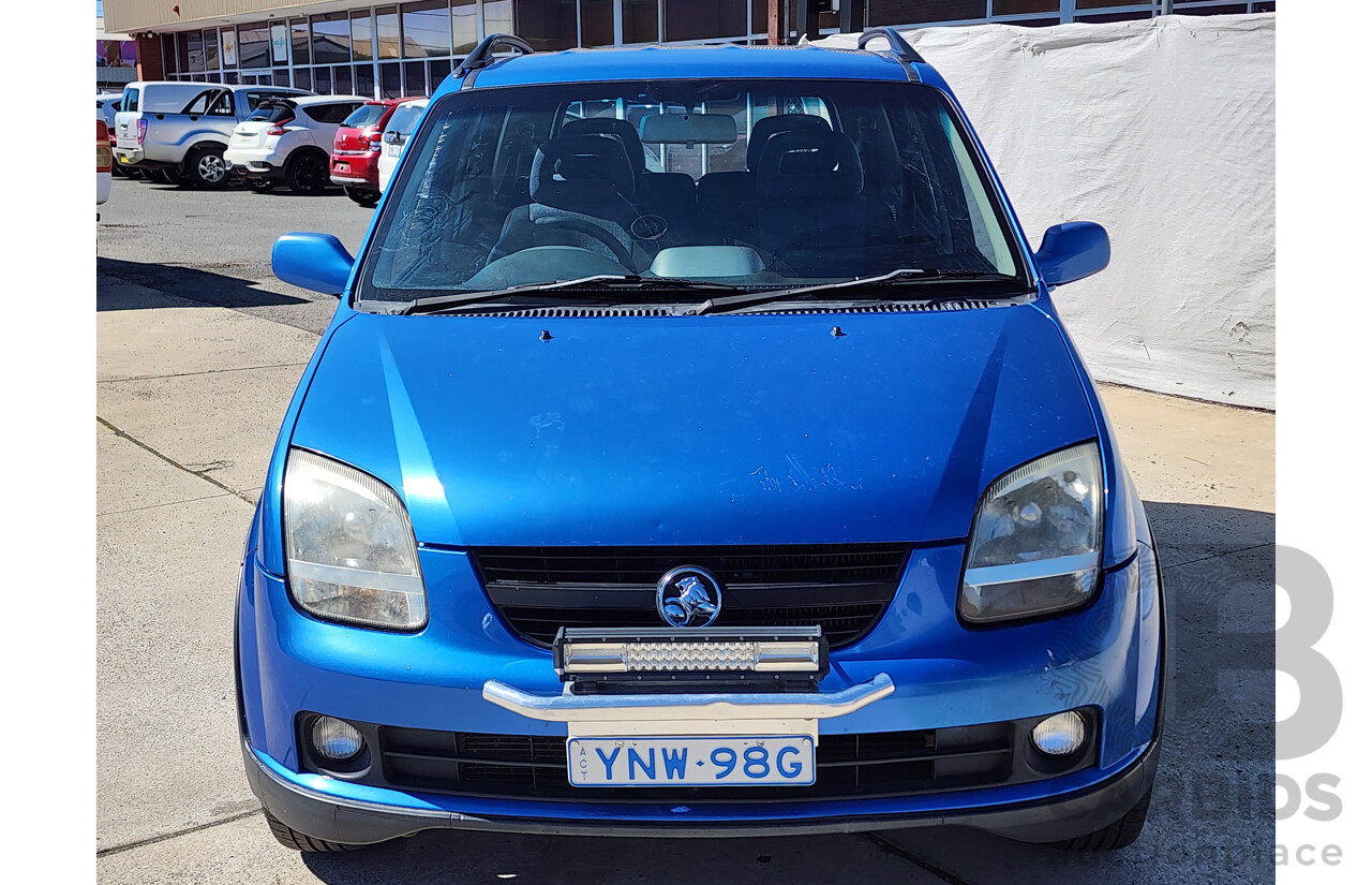6/2003 Holden Cruze  YG 4d Wagon Blue 1.5L