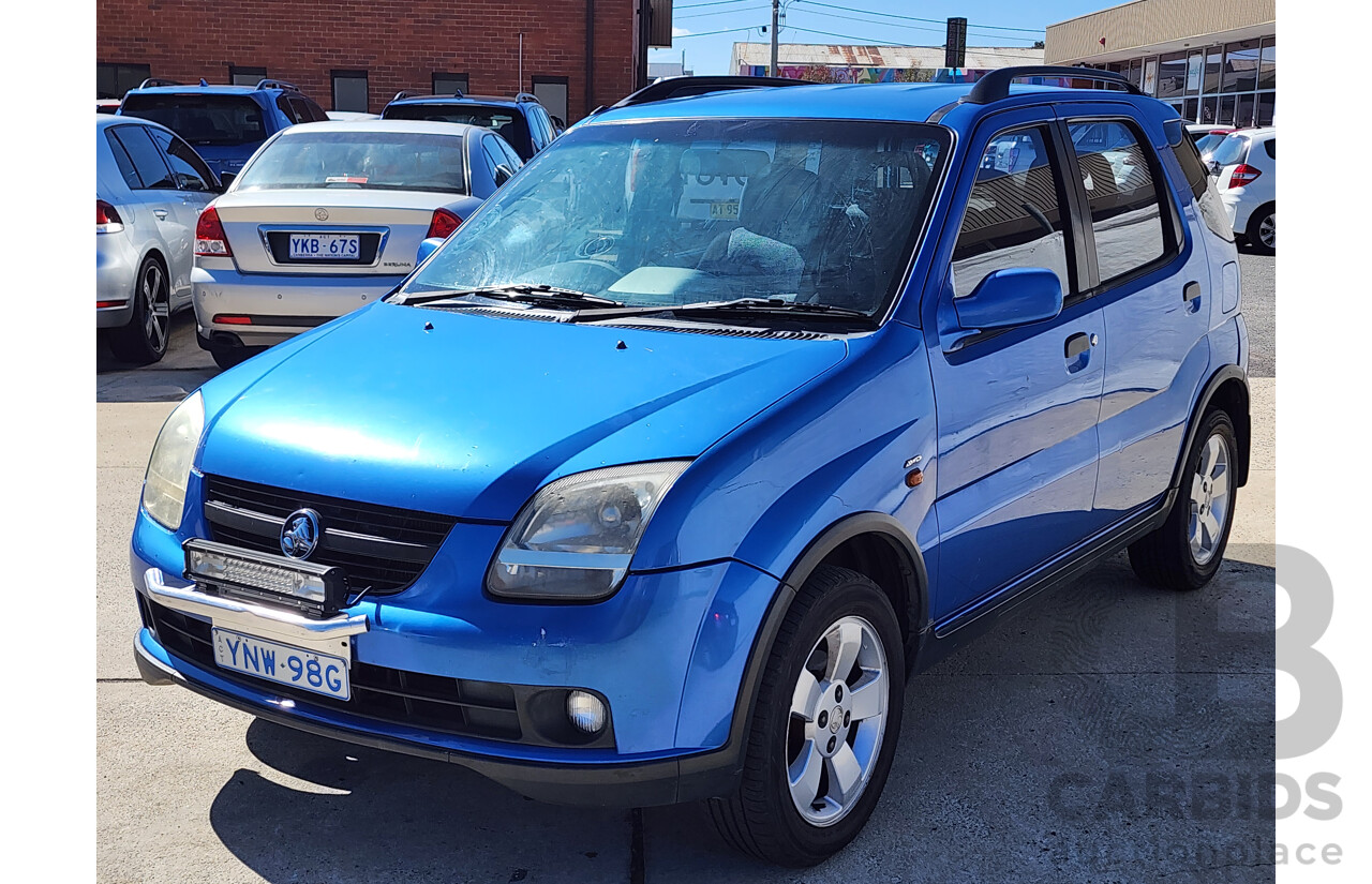 6/2003 Holden Cruze  YG 4d Wagon Blue 1.5L
