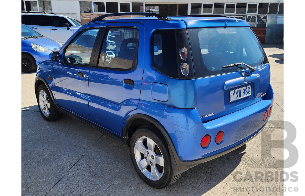 6/2003 Holden Cruze  YG 4d Wagon Blue 1.5L