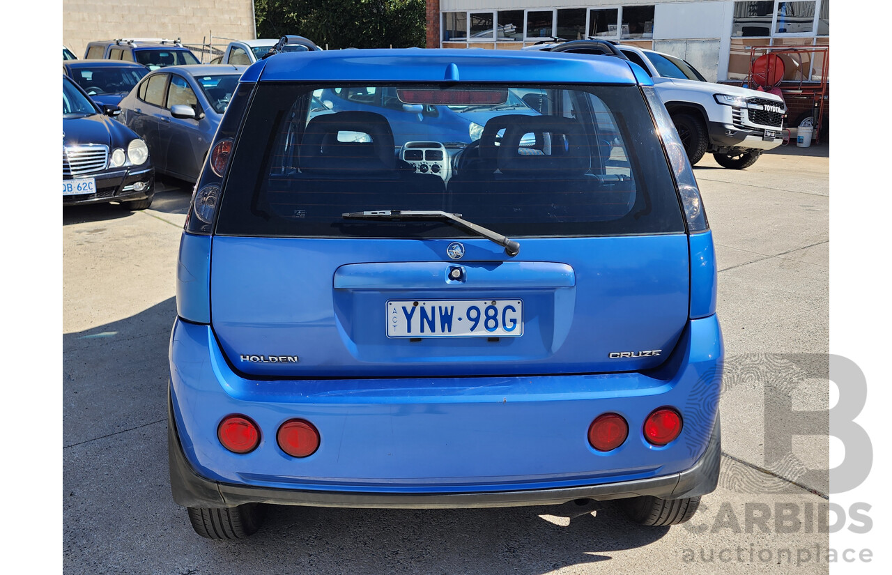 6/2003 Holden Cruze  YG 4d Wagon Blue 1.5L