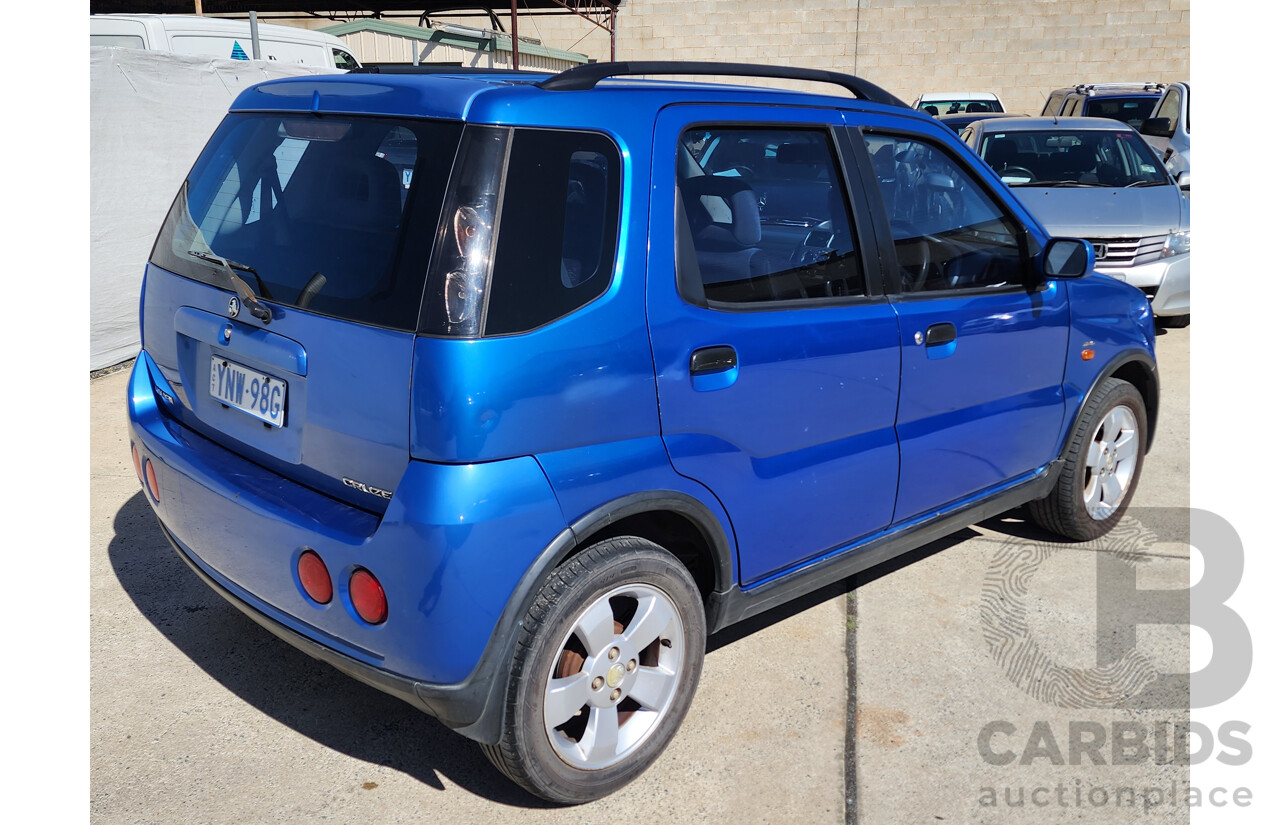 6/2003 Holden Cruze  YG 4d Wagon Blue 1.5L