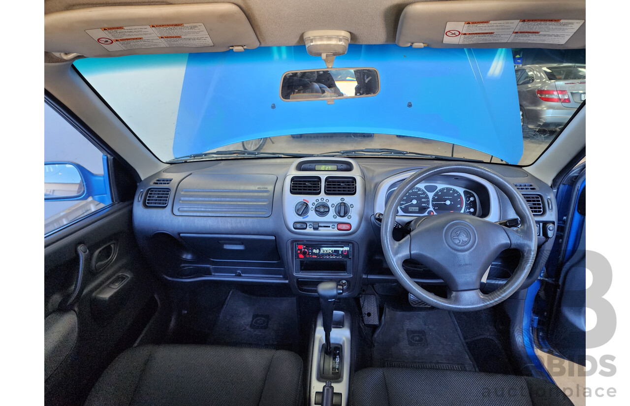 6/2003 Holden Cruze  YG 4d Wagon Blue 1.5L