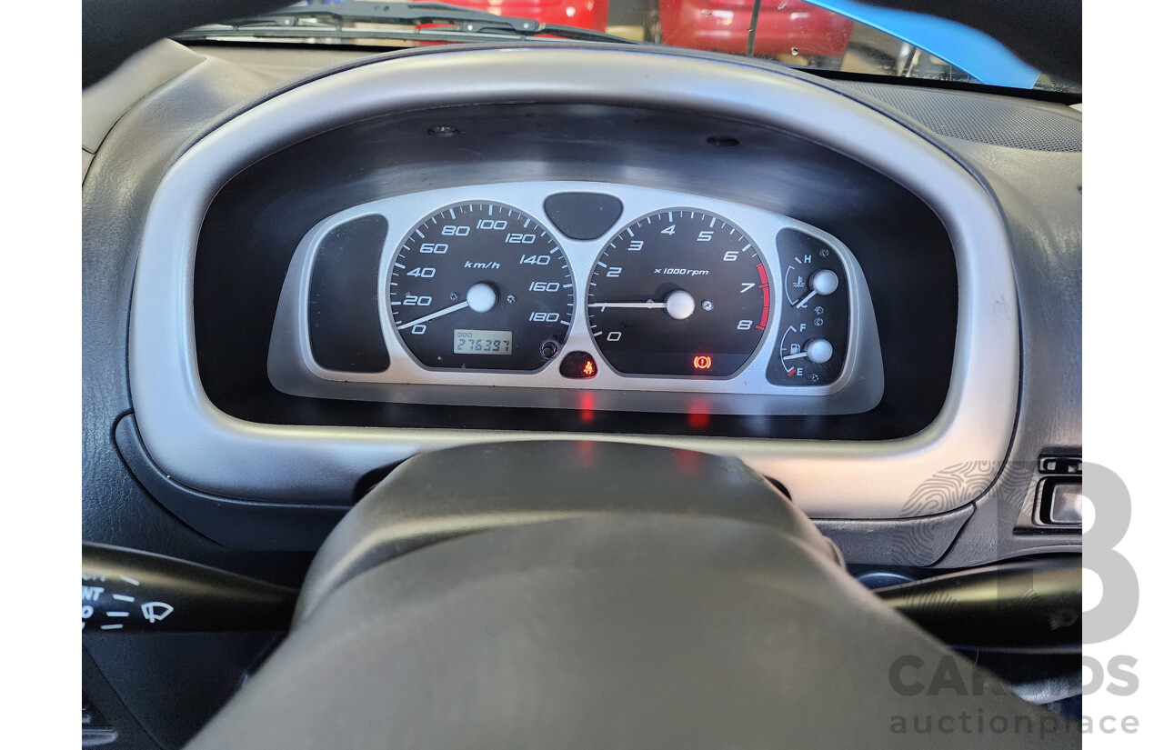 6/2003 Holden Cruze  YG 4d Wagon Blue 1.5L