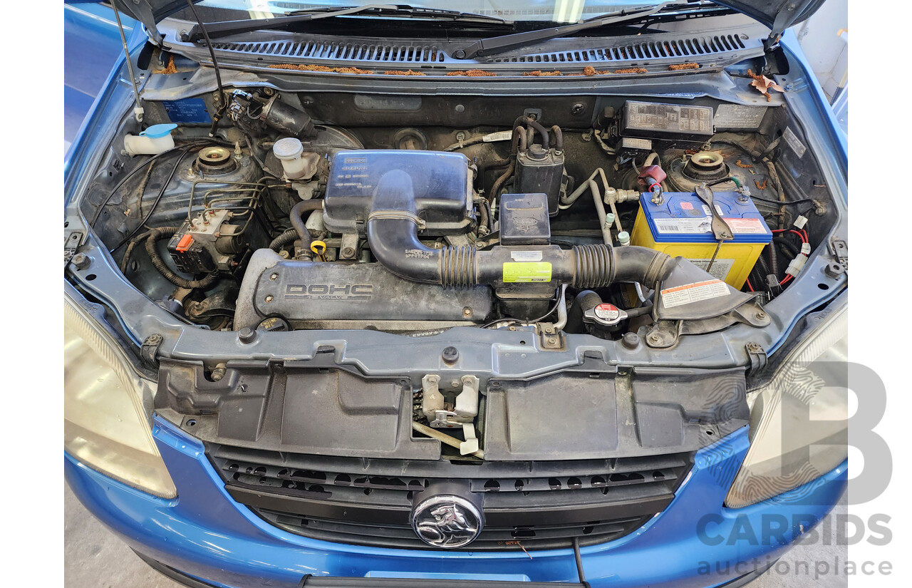 6/2003 Holden Cruze  YG 4d Wagon Blue 1.5L
