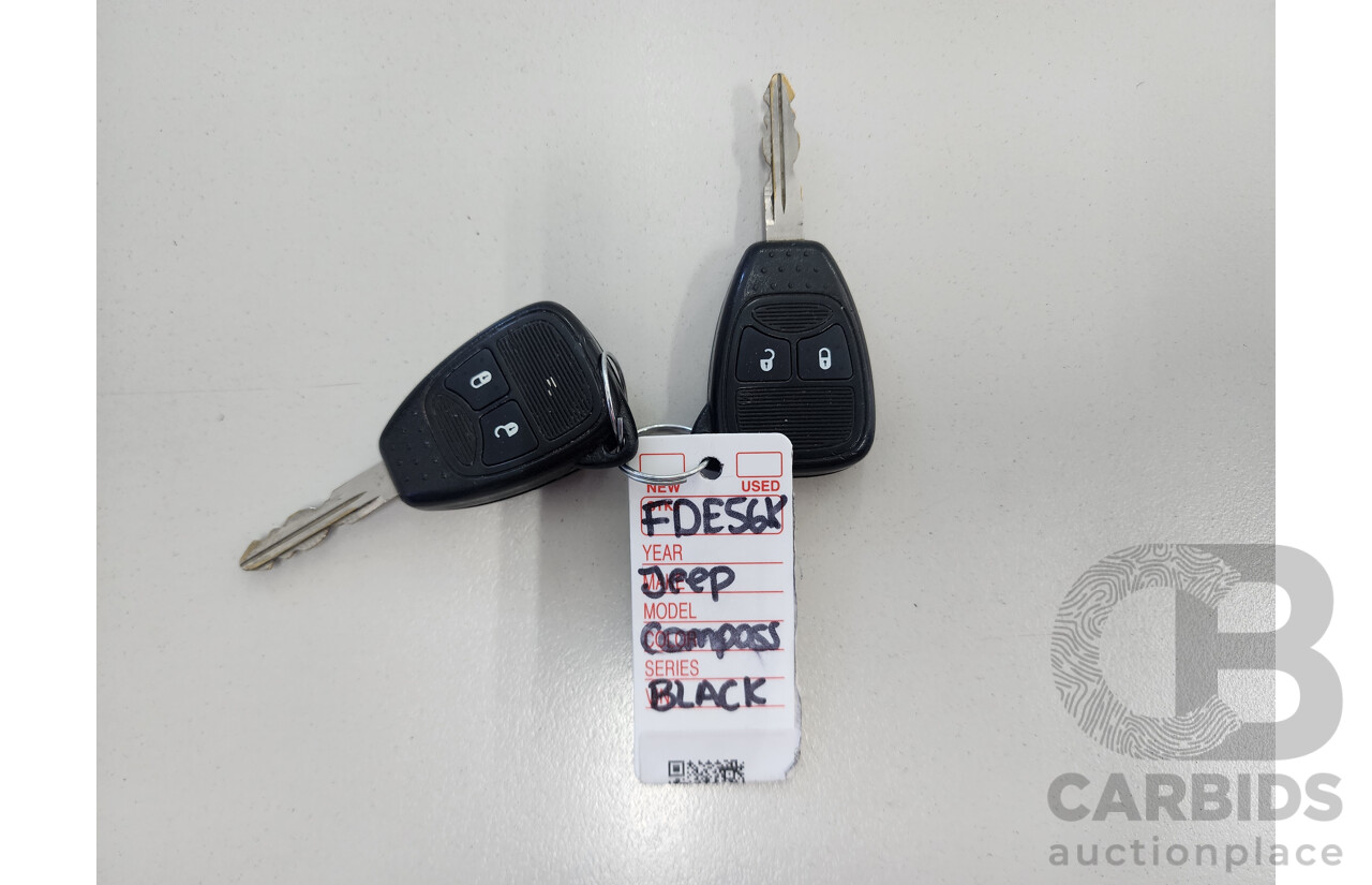 1/2014 Jeep Compass Sport (4x2) MK MY14 4d Wagon Black 2.0L