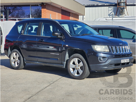 1/2014 Jeep Compass Sport (4x2) MK MY14 4d Wagon Black 2.0L