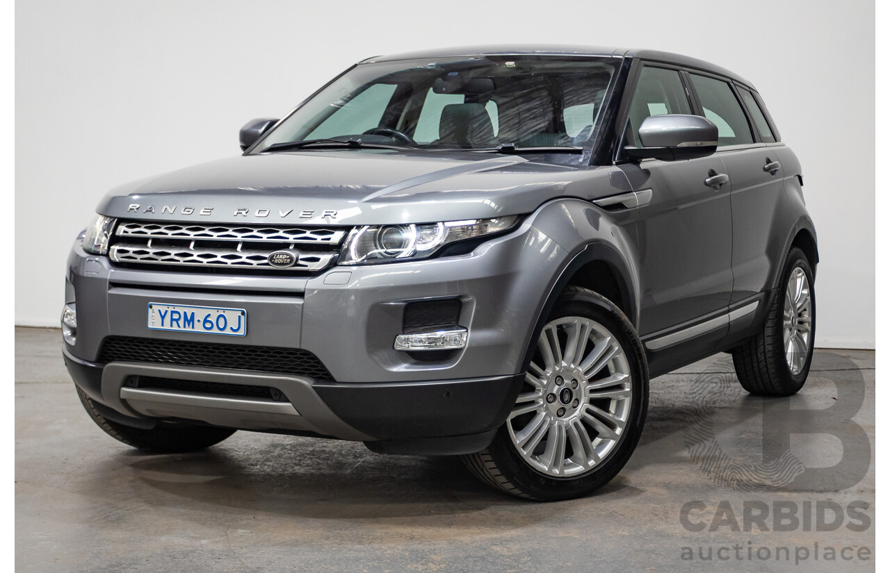 05/2013 Range Rover Evoque Si4 Prestige (AWD) LV 5D Wagon Orkney Grey Turbo 2.0L