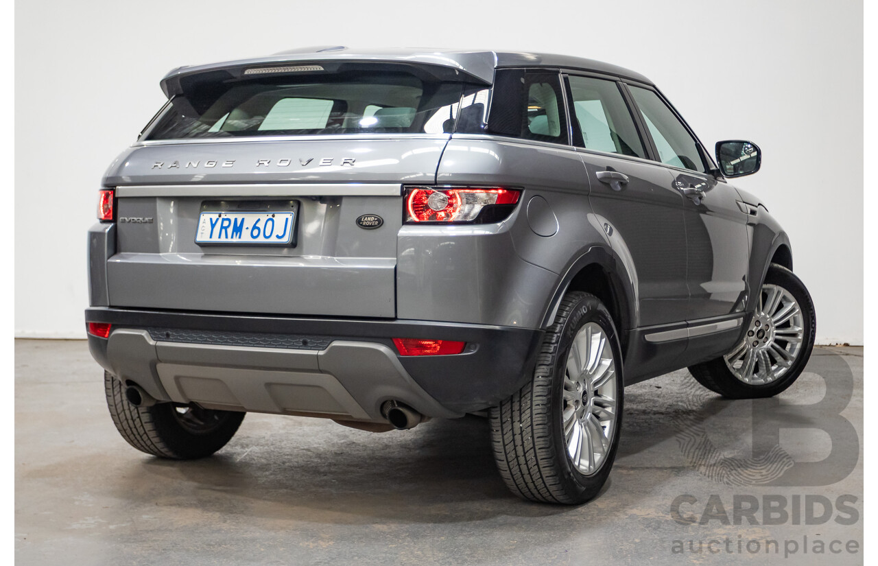 05/2013 Range Rover Evoque Si4 Prestige (AWD) LV 5D Wagon Orkney Grey Turbo 2.0L