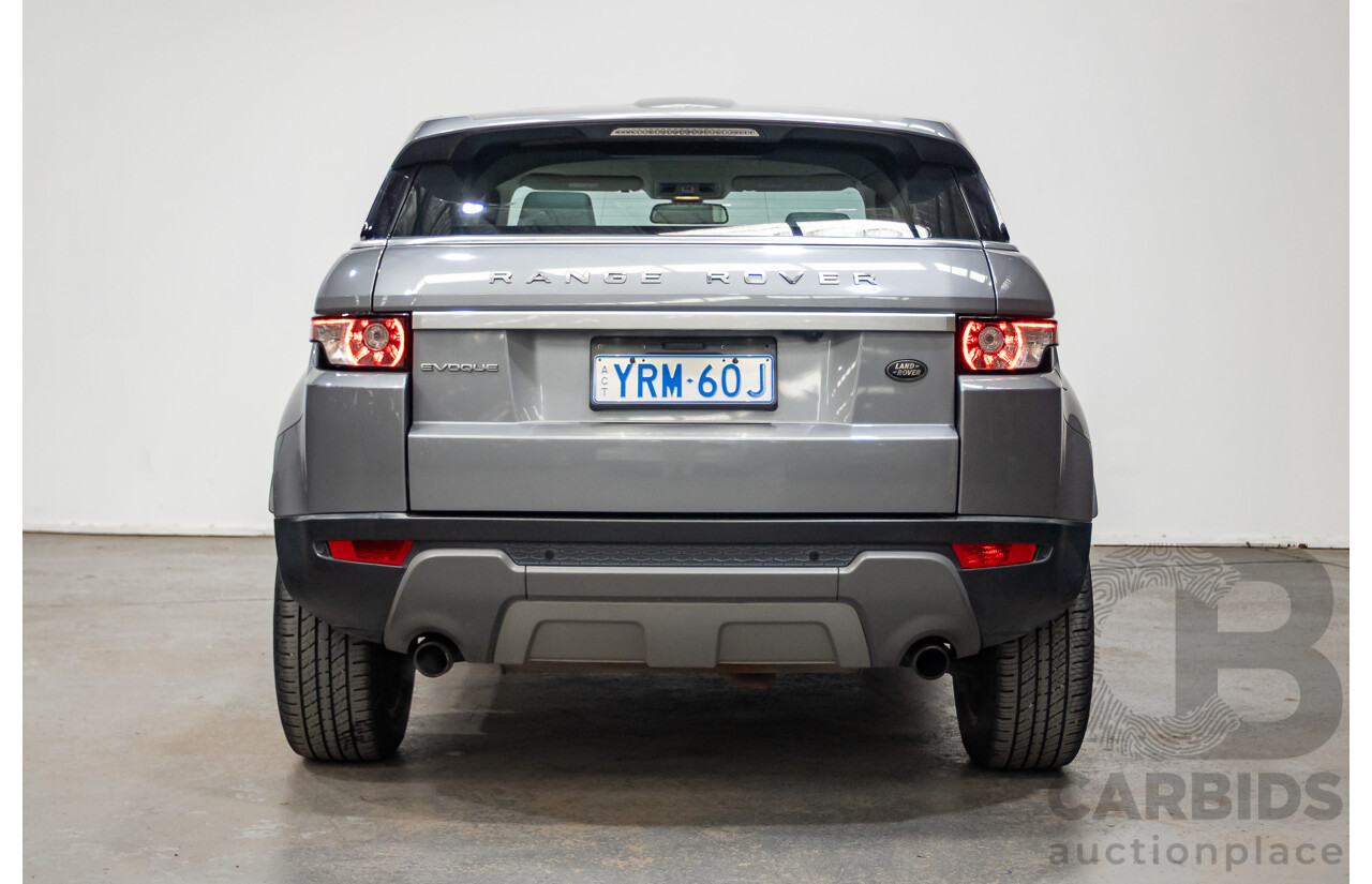 05/2013 Range Rover Evoque Si4 Prestige (AWD) LV 5D Wagon Orkney Grey Turbo 2.0L