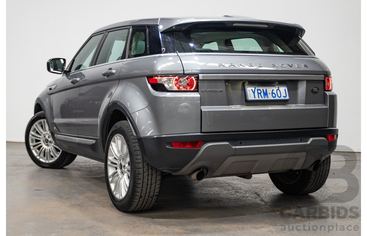 05/2013 Range Rover Evoque Si4 Prestige (AWD) LV 5D Wagon Orkney Grey Turbo 2.0L