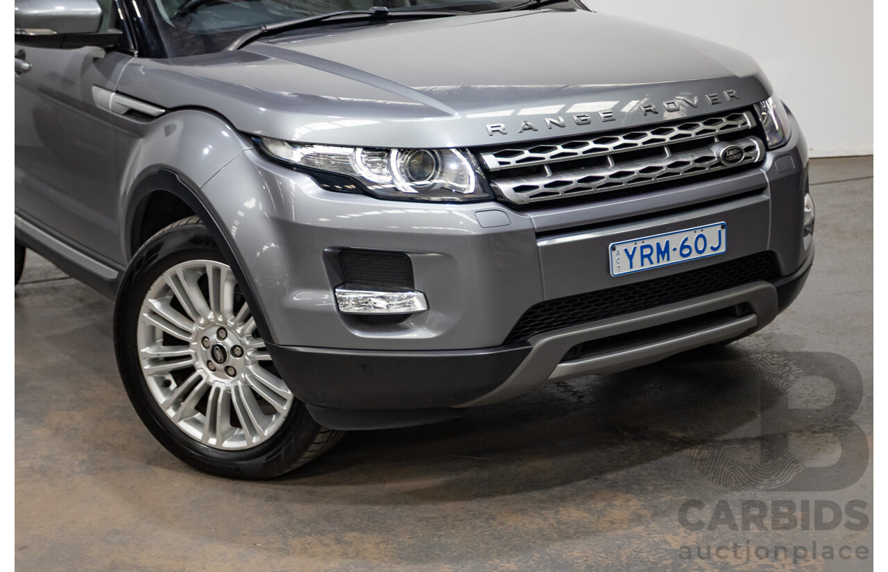 05/2013 Range Rover Evoque Si4 Prestige (AWD) LV 5D Wagon Orkney Grey Turbo 2.0L