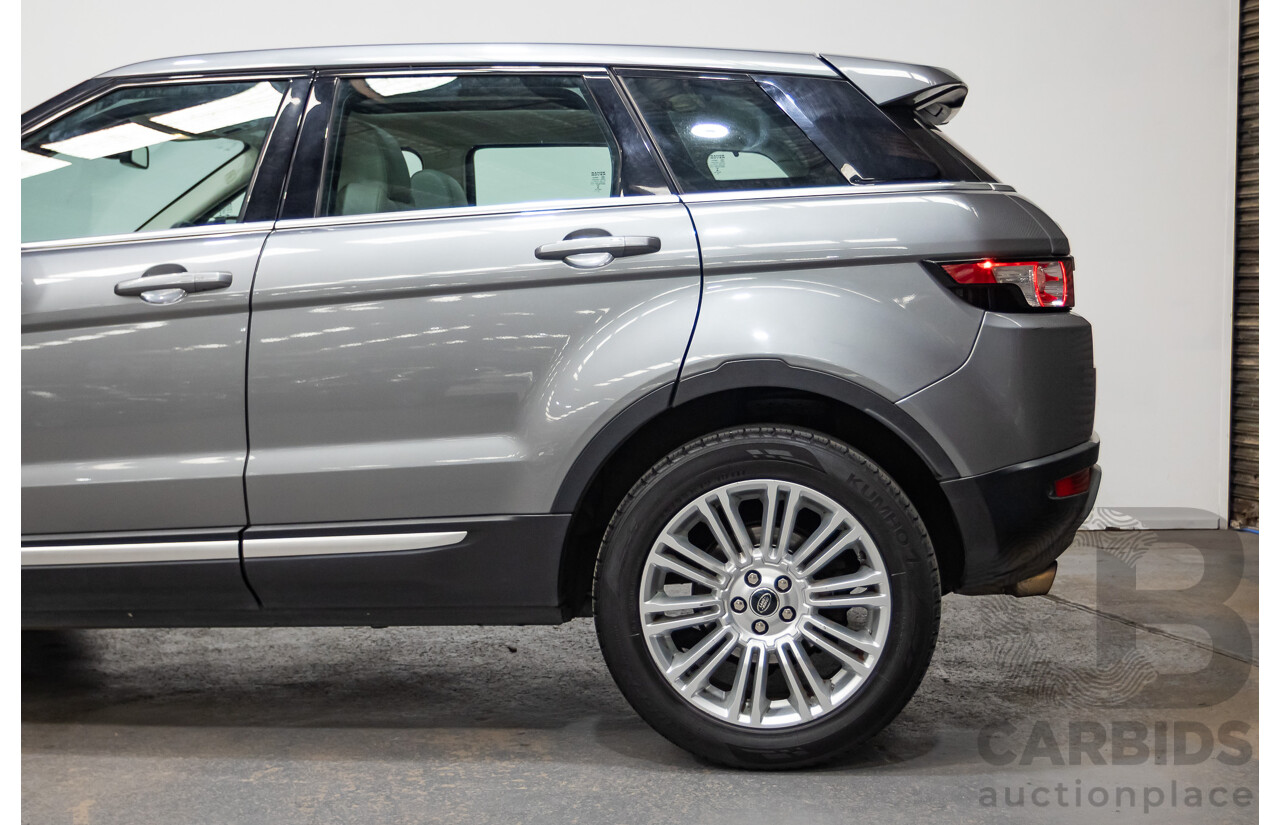 05/2013 Range Rover Evoque Si4 Prestige (AWD) LV 5D Wagon Orkney Grey Turbo 2.0L