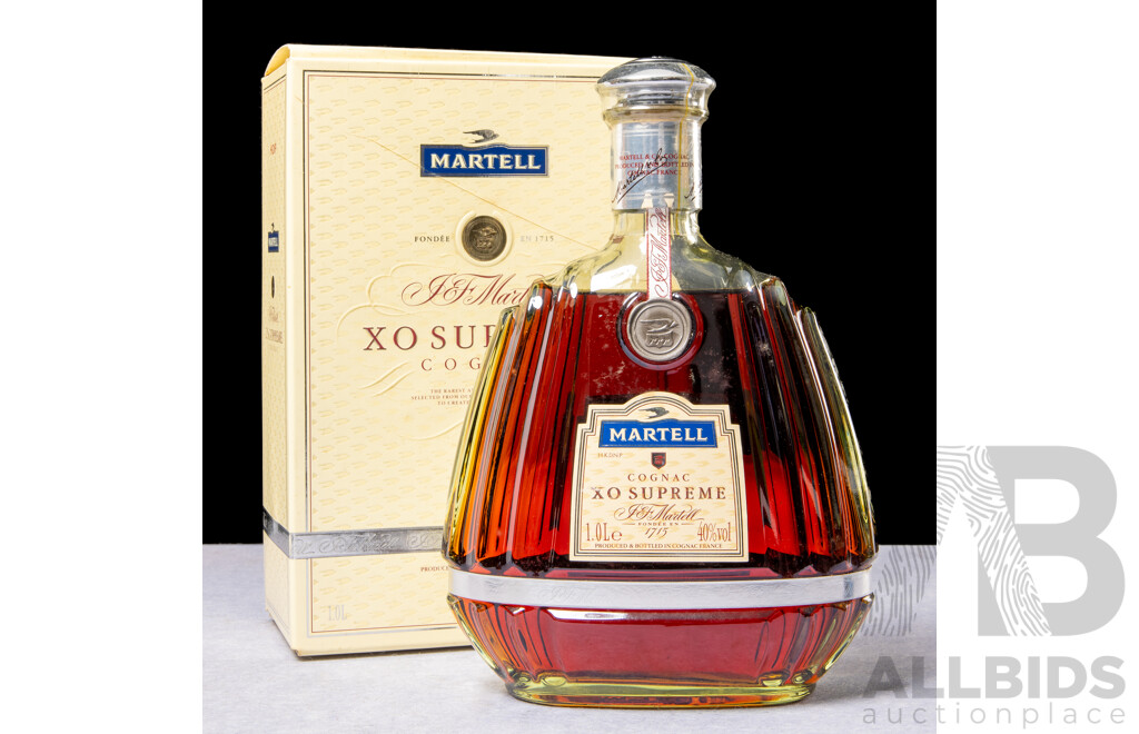 F&F Martell XO Supreme Cognac in Box