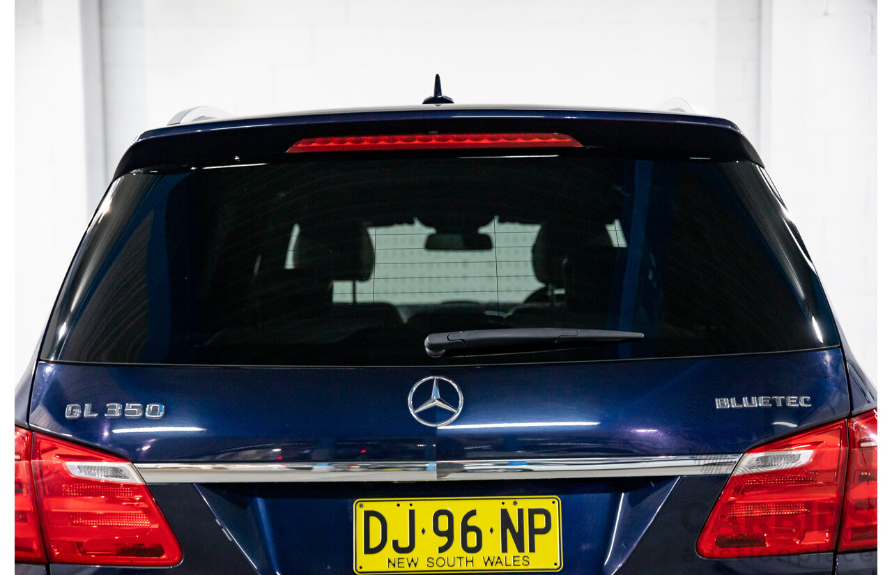7/2013 Mercedes-Benz GL 350 Bluetec X166 4d Wagon Cavansite Blue Metallic Turbo Diesel 3.0L