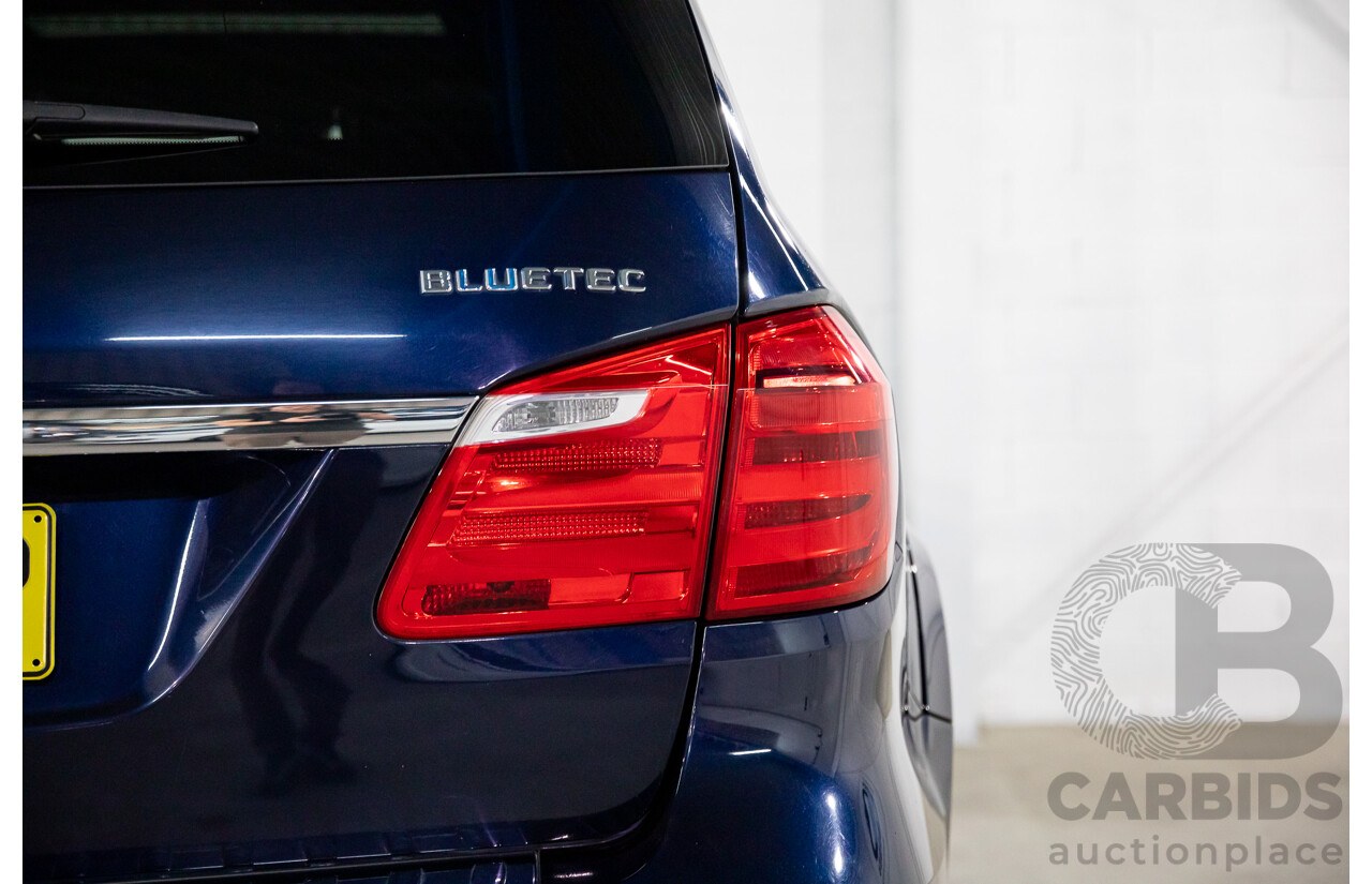 7/2013 Mercedes-Benz GL 350 Bluetec X166 4d Wagon Cavansite Blue Metallic Turbo Diesel 3.0L