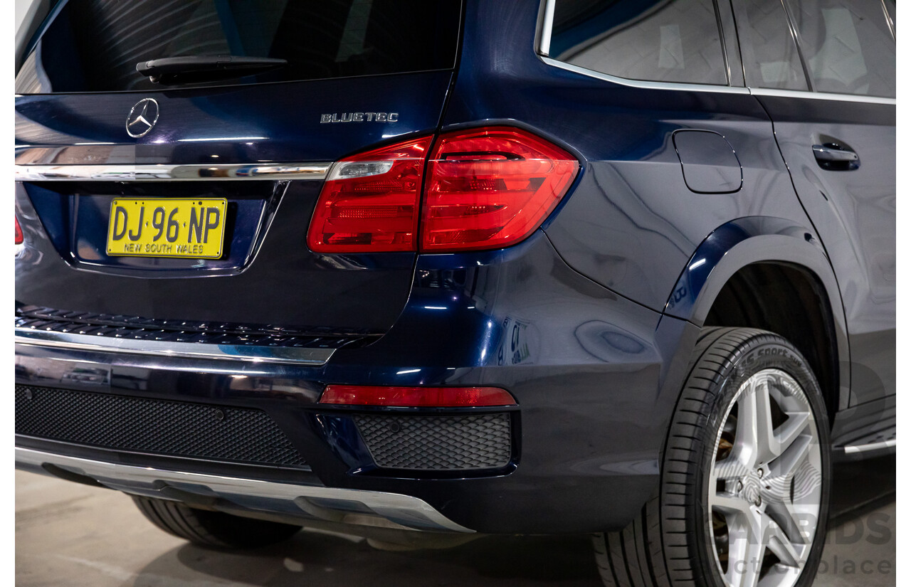 7/2013 Mercedes-Benz GL 350 Bluetec X166 4d Wagon Cavansite Blue Metallic Turbo Diesel 3.0L