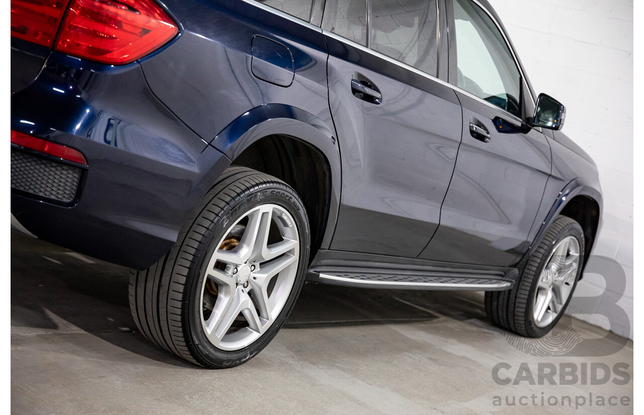 7/2013 Mercedes-Benz GL 350 Bluetec X166 4d Wagon Cavansite Blue Metallic Turbo Diesel 3.0L