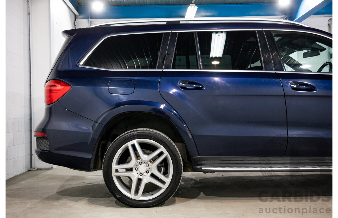 7/2013 Mercedes-Benz GL 350 Bluetec X166 4d Wagon Cavansite Blue Metallic Turbo Diesel 3.0L