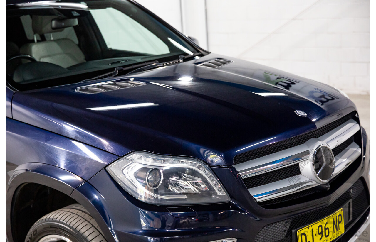 7/2013 Mercedes-Benz GL 350 Bluetec X166 4d Wagon Cavansite Blue Metallic Turbo Diesel 3.0L