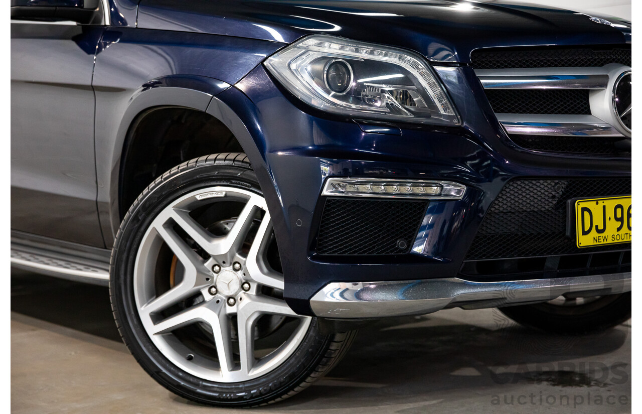 7/2013 Mercedes-Benz GL 350 Bluetec X166 4d Wagon Cavansite Blue Metallic Turbo Diesel 3.0L