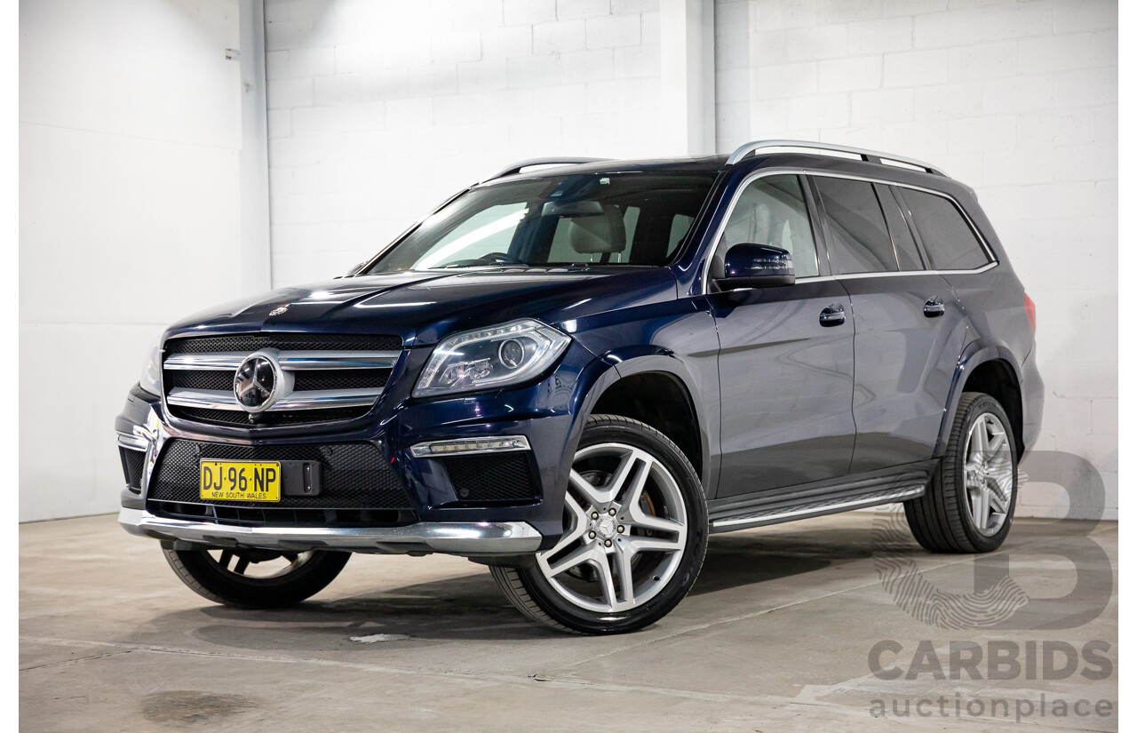 7/2013 Mercedes-Benz GL 350 Bluetec X166 4d Wagon Cavansite Blue Metallic Turbo Diesel 3.0L